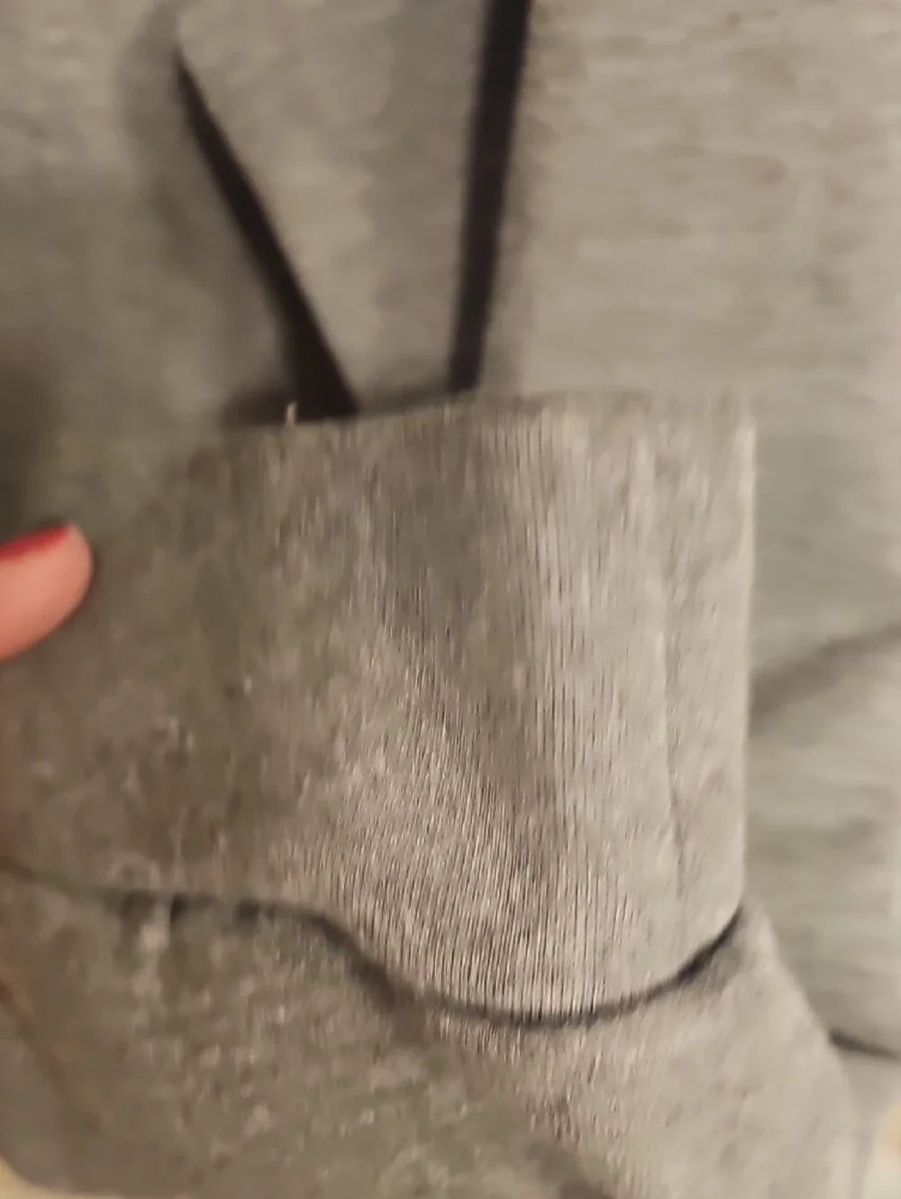 The North Face Heather Gray Hoodie with White Logo